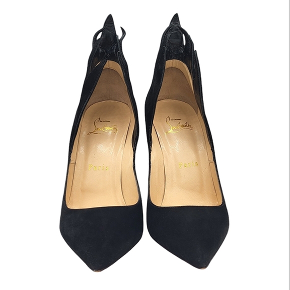 Christian Louboutin Victorina 100 Flame Pumps Black 36 - Picture 9 of 16